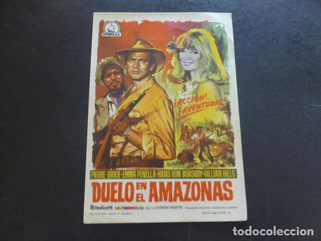 Cine: DUELO EN EL AMAZONAS PROGRAMA DE MANO SIN PUBLICIDAD - Foto 1