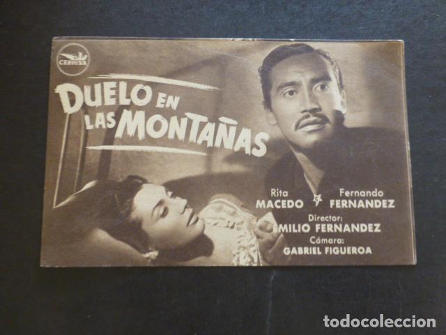 Cine: DUELO EN LAS MONTA&Ntilde;AS PROGRAMA DE MANO SIN PUBLICIDAD - Foto 1