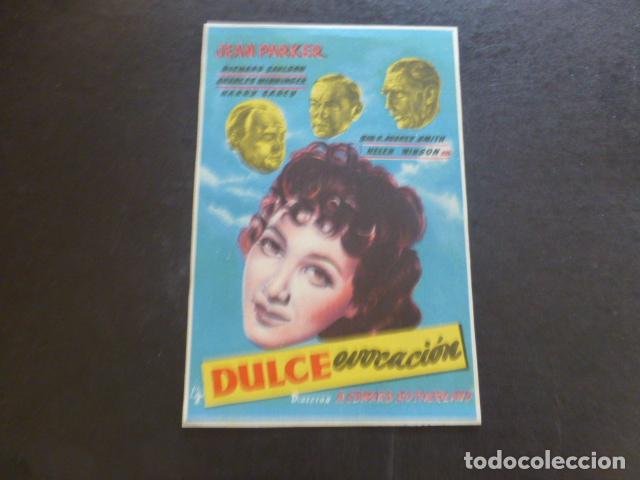 Cine: DULCE EVOCACION PROGRAMA DE MANO SIN PUBLICIDAD - Foto 1