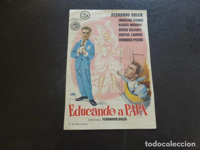 Cine: EDUCANDO A PAPA PROGRAMA DE MANO SIN PUBLICIDAD - Foto 1
