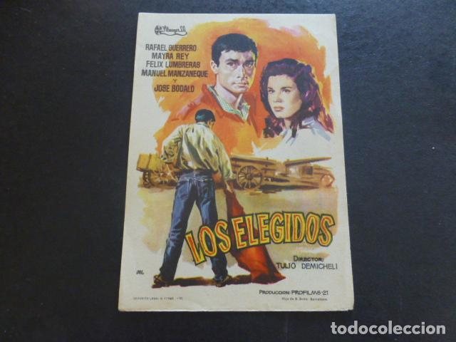 Cine: LOS ELEGIDOS PROGRAMA DE MANO SIN PUBLICIDAD - Foto 1