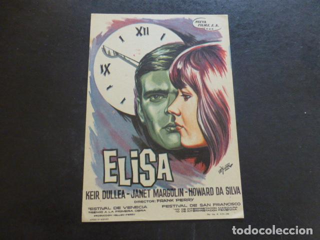 Cine: ELISA PROGRAMA DE MANO SIN PUBLICIDAD - Foto 1