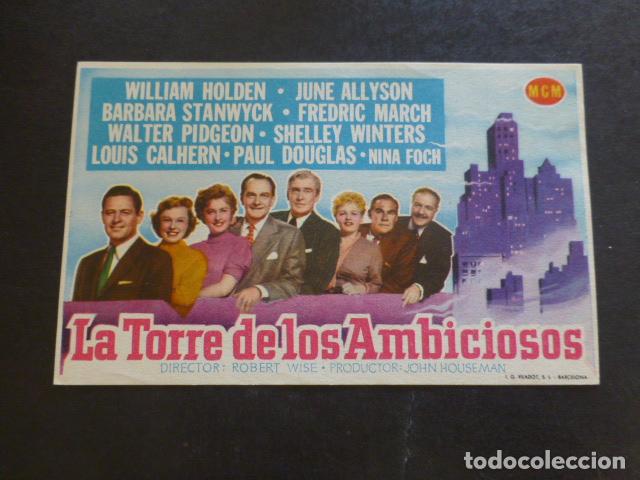 Cine: LA TORRE DE LOS AMBICIOSOS PROGRAMA DE MANO SIN PUBLICIDAD - Foto 1