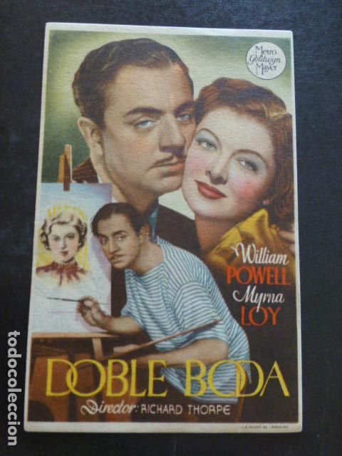 Cine: DOBLE BODA PROGRAMA DE MANO SIN PUBLICIDAD - Foto 1