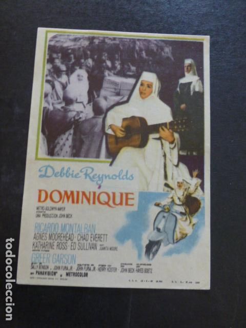 Cine: DOMINIQUE PROGRAMA DE MANO SIN PUBLICIDAD - Foto 1
