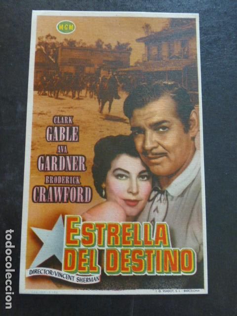 Cine: ESTRELLA DEL DESTINO PROGRAMA DE MANO SIN PUBLICIDAD - Foto 1