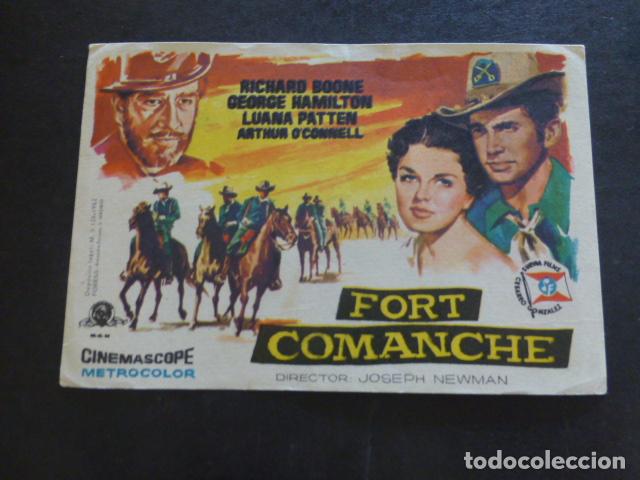 Cine: FORT COMANCHE PROGRAMA DE MANO SIN PUBLICIDAD - Foto 1