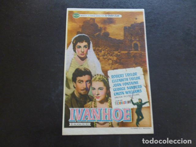 Cine: IVANHOE PROGRAMA DE MANO SIN PUBLICIDAD - Foto 1