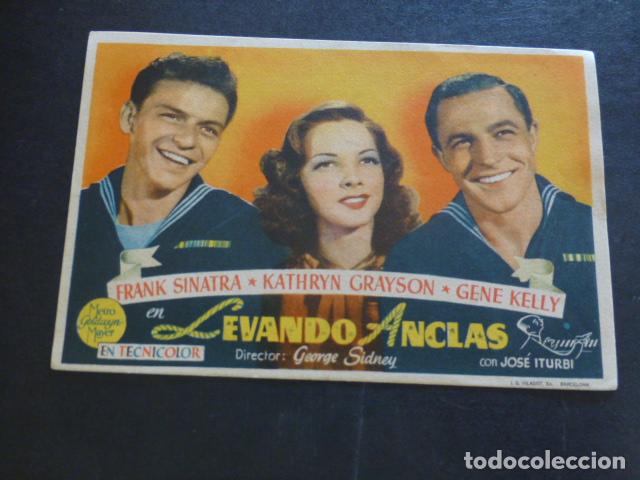 Cine: LEVANDO ANCLAS PROGRAMA DE MANO SIN PUBLICIDAD - Foto 1