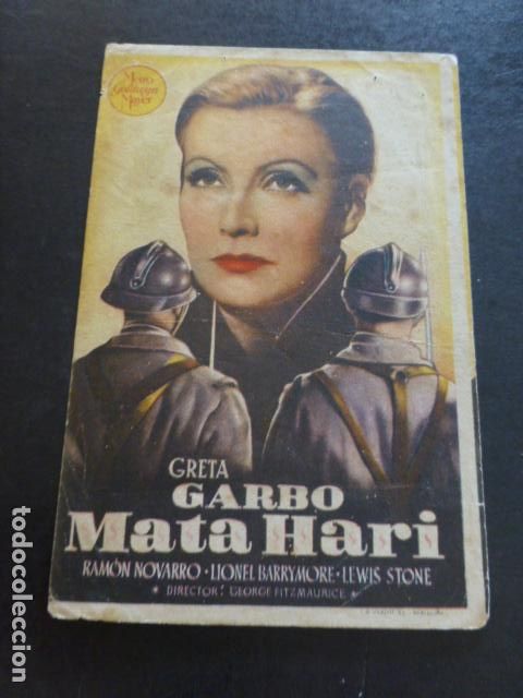 Cine: MATA HARI PROGRAMA DE MANO SIN PUBLICIDAD - Foto 1