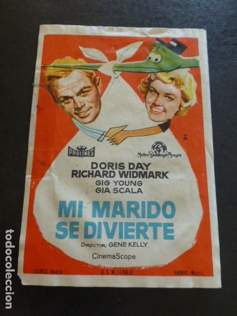 Cine: MI MARIDO SE DIVIERTE PROGRAMA DE MANO SIN PUBLICIDAD - Foto 1