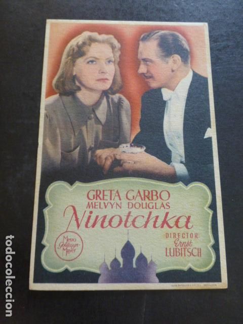 Cine: NINOTCHKA PROGRAMA DE MANO SIN PUBLICIDAD - Foto 1