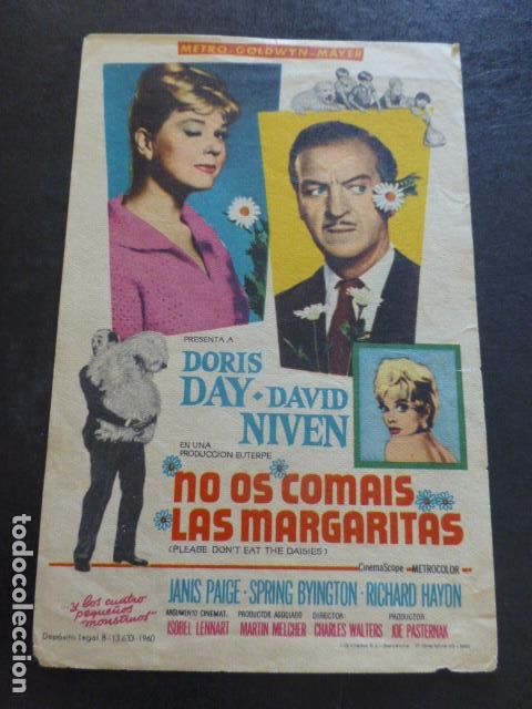Cine: NO OS COMAIS LAS MARGARITAS PROGRAMA DE MANO SIN PUBLICIDAD - Foto 1
