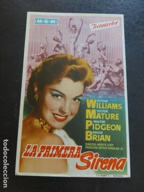 Cine: LA PRIMERA SIRENA PROGRAMA DE MANO SIN PUBLICIDAD - Foto 1