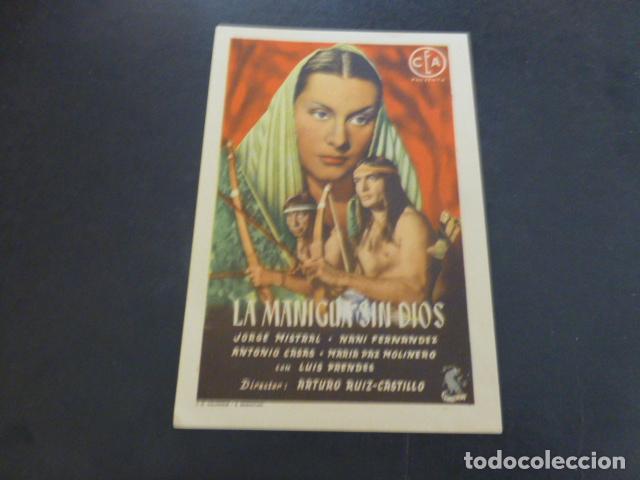Cine: LA MANIGUA SIN DIOS PROGRAMA DE MANO SIN PUBLICIDAD - Foto 1