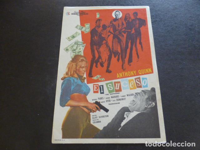 Cine: EL SUCESO PROGRAMA DE MANO SIN PUBLICIDAD - Foto 1