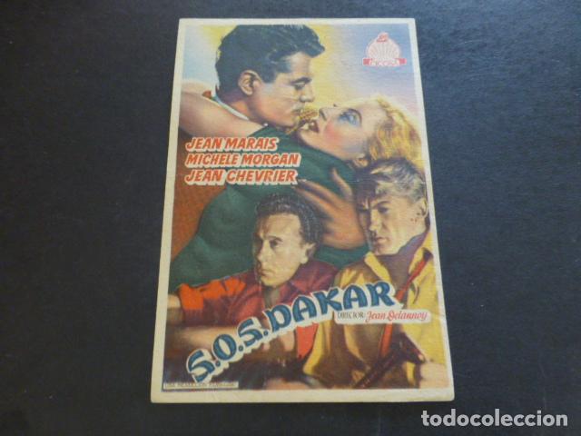 Cine: S. O. S. DAKAR PROGRAMA DE MANO SIN PUBLICIDAD - Foto 1