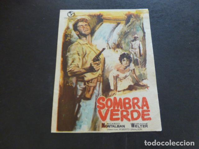 Cine: SOMBRA VERDE PROGRAMA DE MANO SIN PUBLICIDAD - Foto 1
