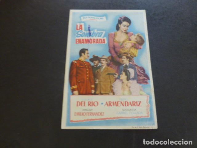 Cine: LA SOMBRA ENAMORADA PROGRAMA DE MANO SIN PUBLICIDAD - Foto 1