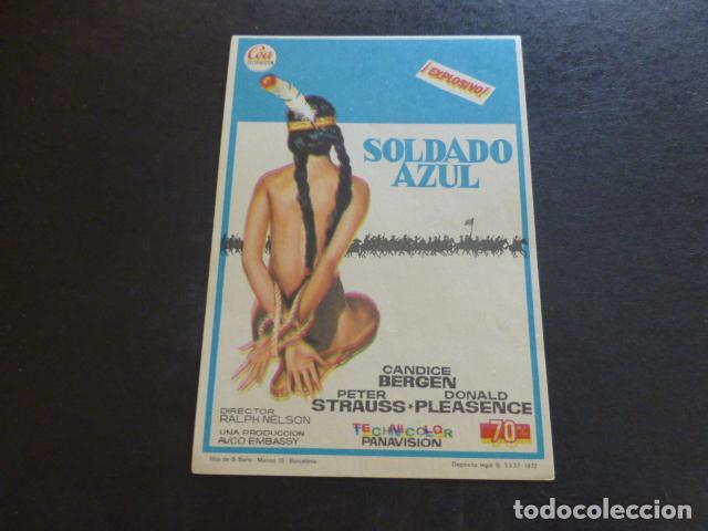 Cine: SOLDADO AZUL PROGRAMA DE MANO SIN PUBLICIDAD - Foto 1
