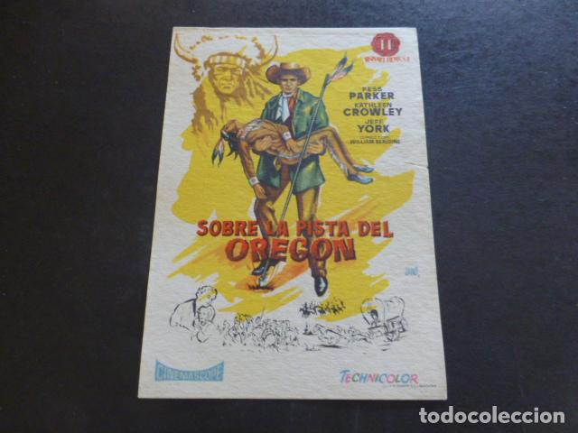Cine: SOBRE LA PISTA DEL OREGON PROGRAMA DE MANO SIN PUBLICIDAD - Foto 1