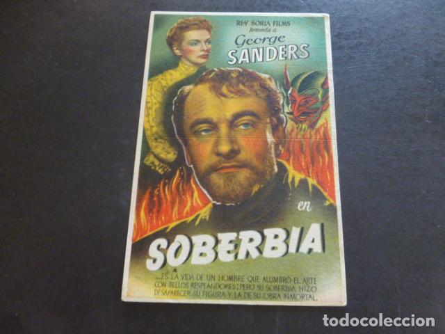 Cine: SOBERBIA PROGRAMA DE MANO SIN PUBLICIDAD - Foto 1