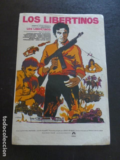 Cine: LOS LIBERTINOS PROGRAMA DE MANO SIN PUBLICIDAD - Foto 1