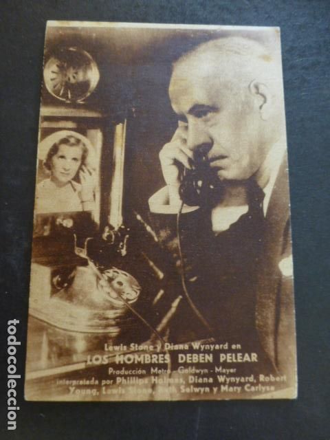 Cine: LOS HOMBRES DEBEN PELEAR PROGRAMA DE MANO SIN PUBLICIDAD - Foto 1