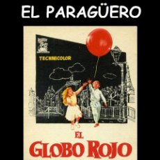 Cine: FOLLETO DE MANO ORIGINAL AÑO 1956 EL GLOBO ROJO. Lote 359522320