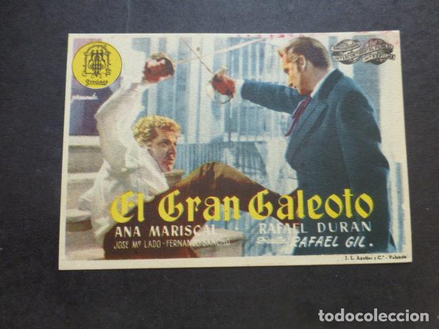 Cine: EL GRAN GALEOTO PROGRAMA DE MANO SIN PUBLICIDAD - Foto 1