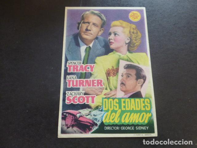 Cine: DOS EDADES DEL AMOR PROGRAMA DE MANO SIN PUBLICIDAD - Foto 1