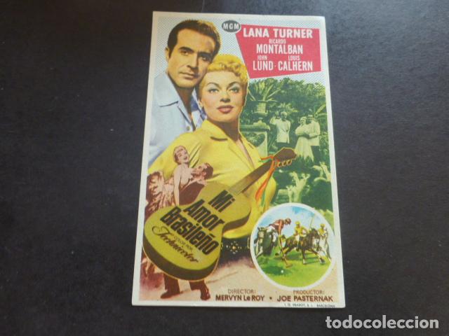 Cine: MI AMOR BRASILE&Ntilde;O PROGRAMA DE MANO SIN PUBLICIDAD - Foto 1