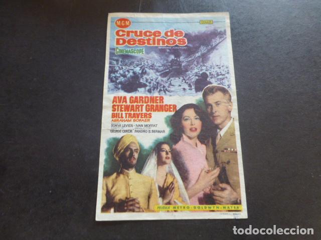 Cine: CRUCE DE DESTINOS PROGRAMA DE MANO SIN PUBLICIDAD - Foto 1