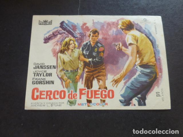 Cine: CERCO DE FUEGO PROGRAMA DE MANO SIN PUBLICIDAD - Foto 1