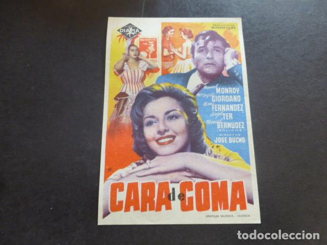 Cine: CARA DE COMA PROGRAMA DE MANO SIN PUBLICIDAD - Foto 1