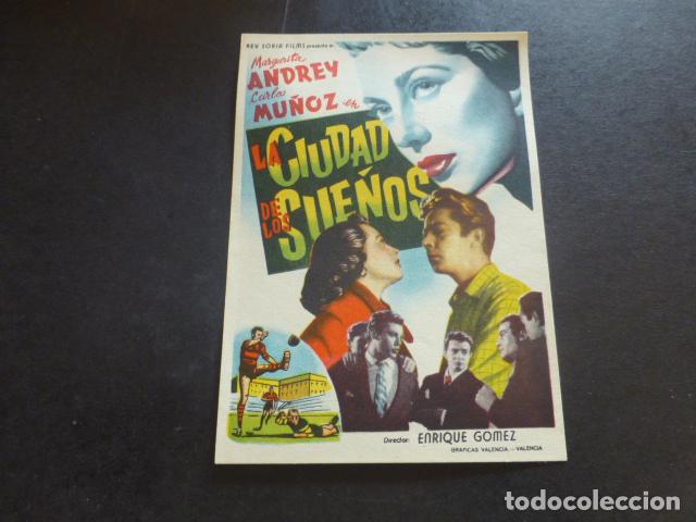 Cine: LA CIUDAD DE LOS SUE&Ntilde;OS PROGRAMA DE MANO SIN PUBLICIDAD - Foto 1