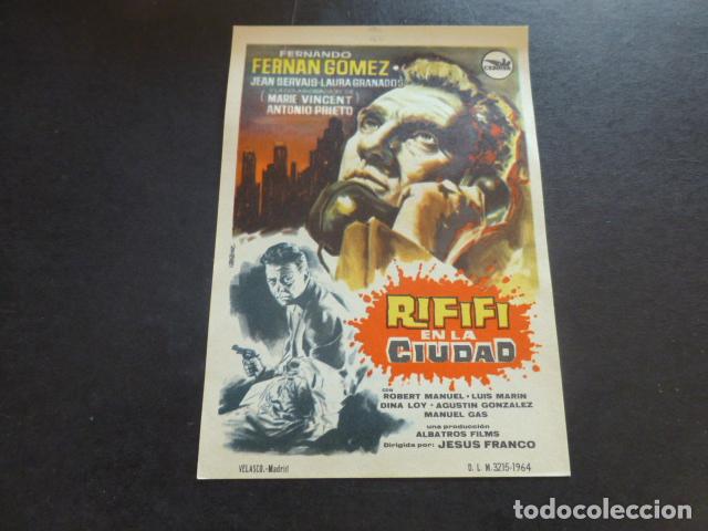 Cine: RIFIFI EN LA CIUDAD PROGRAMA DE MANO SIN PUBLICIDAD - Foto 1