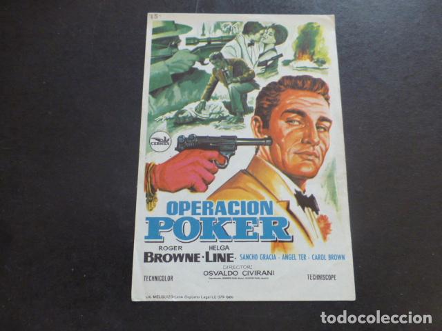 Cine: OPERACION POKER PROGRAMA DE MANO SIN PUBLICIDAD - Foto 1