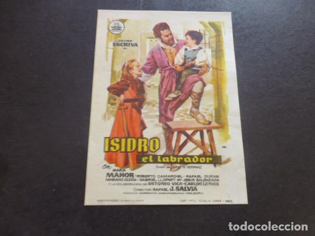 Cine: ISIDRO EL LABRADOR PROGRAMA DE MANO SIN PUBLICIDAD - Foto 1