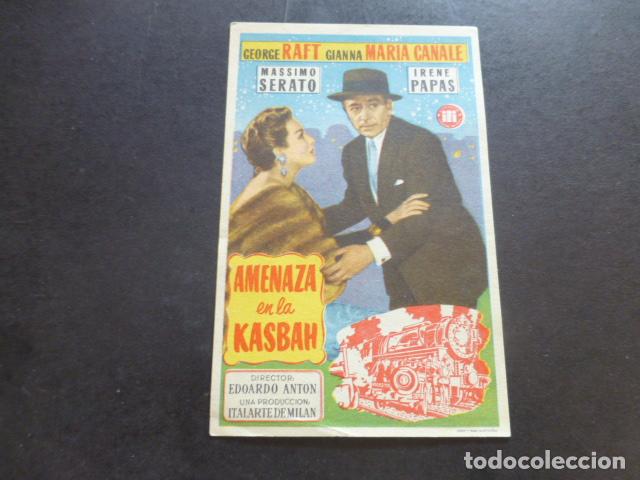 Cine: AMENAZA EN LA KASBAH PROGRAMA DE MANO SIN PUBLICIDAD - Foto 1