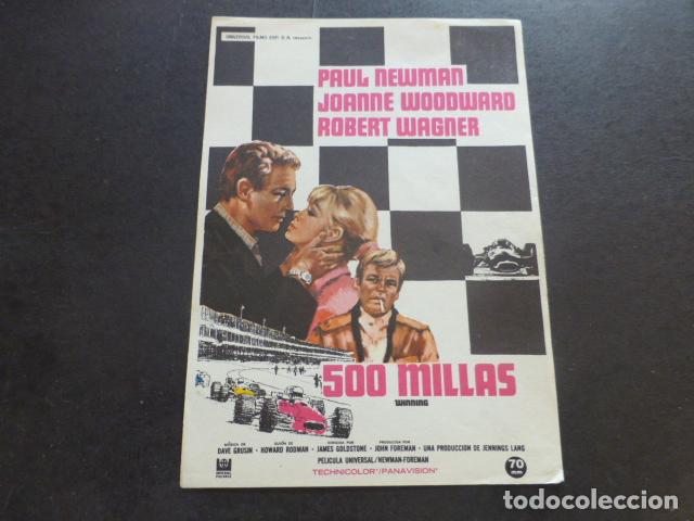 Cine: 500 MILLAS PROGRAMA DE MANO SIN PUBLICIDAD - Foto 1