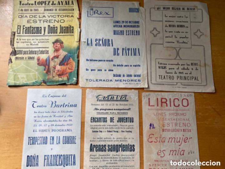Cine: LOTE ANTIGUOS PROGRAMAS FOLLETOS CINE - Foto 2