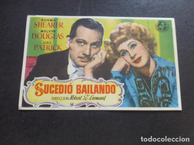 Cine: SUCEDI&Oacute; BAILANDO PROGRAMA DE MANO SIN PUBLICIDAD - Foto 1