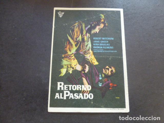 Cine: RETORNO AL PASADO PROGRAMA DE MANO SIN PUBLICIDAD - Foto 1