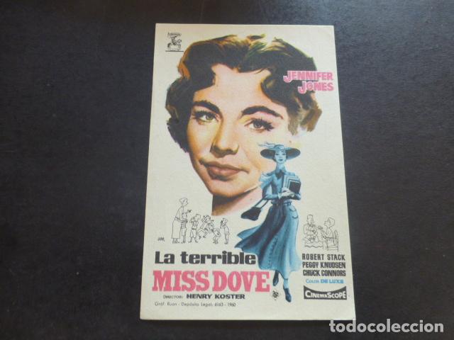 Cine: LA TERRIBLE MISS DOVE PROGRAMA DE MANO SIN PUBLICIDAD - Foto 1