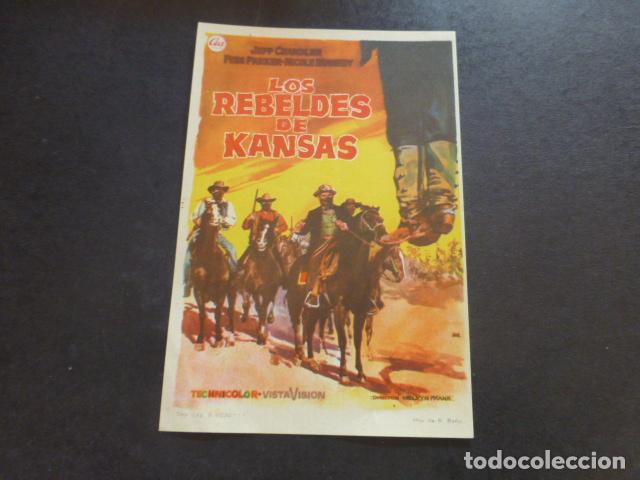 Cine: LOS REBELDES DE KANSAS PROGRAMA DE MANO SIN PUBLICIDAD - Foto 1