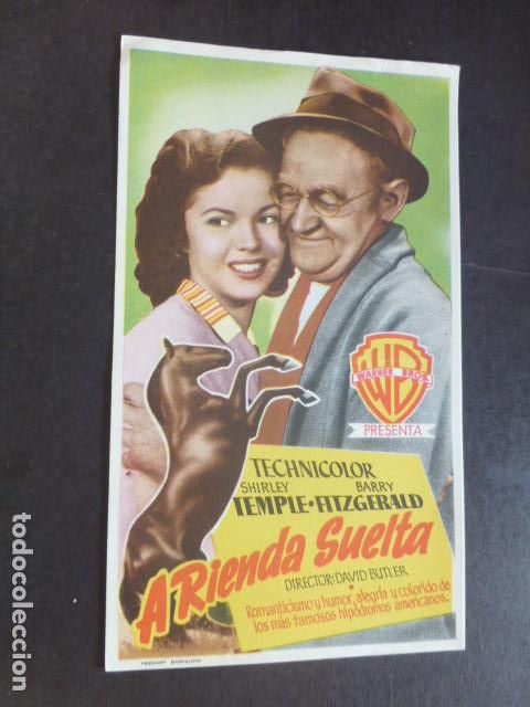 Cine: A RIENDA SUELTA PROGRAMA DE MANO SIN PUBLICIDAD - Foto 1