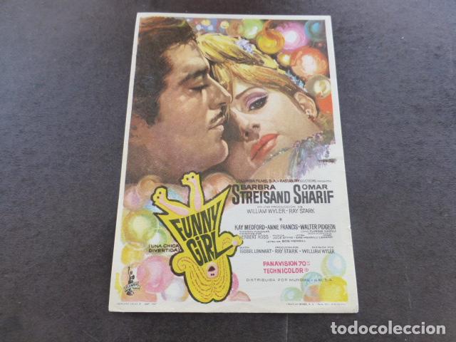 Cine: FUNNY GIRL PROGRAMA DE MANO SIN PUBLICIDAD - Foto 1