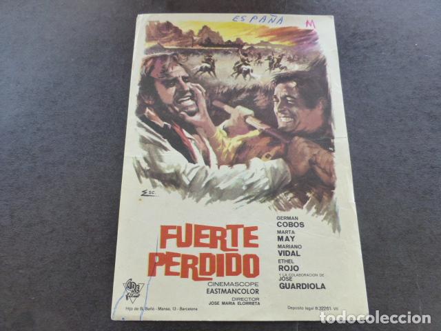 Cine: FUERTE PERDIDO PROGRAMA DE MANO SIN PUBLICIDAD - Foto 1