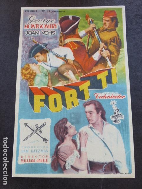 Cine: FORT TI PROGRAMA DE MANO SIN PUBLICIDAD - Foto 1